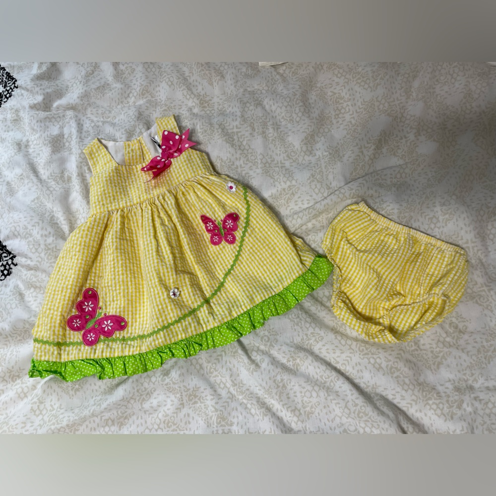 Rare Editions - Size 12 months - Dress with bottoms